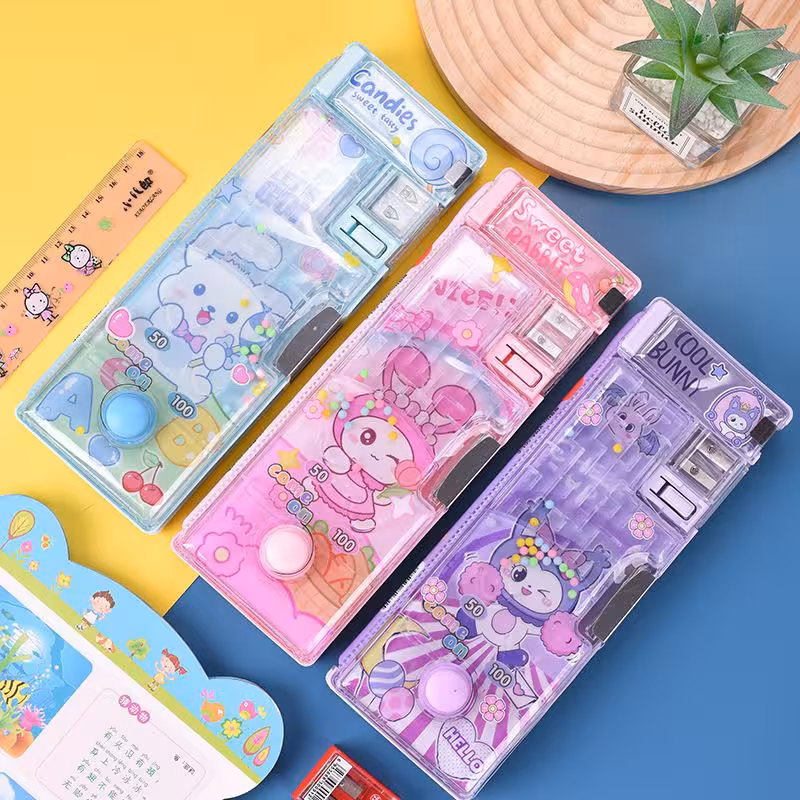 جامدادی واترگیم کرومی و فضایی (مدل رندوم)