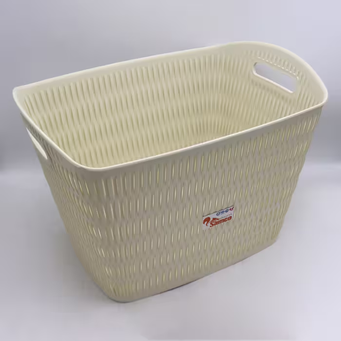 سبد رخت چرک سامکو مدل دسته دار طرح مستطیل کد YP-42x31x29CM