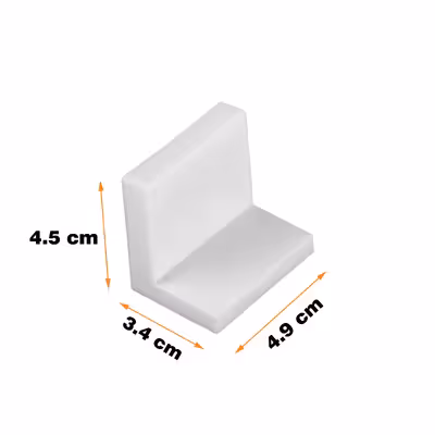پایه نگهدارنده طبقه دیواری دلفین مدل HS-21 بسته 6 عددی