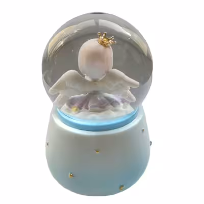 گوی موزیکال مدل پمپی دخترک فرشته در حال نیایش