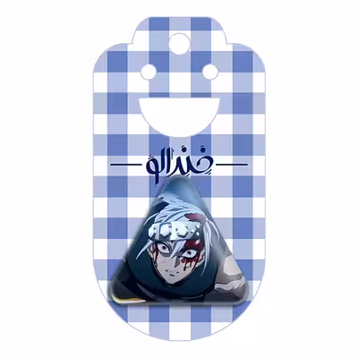 پیکسل خندالو طرح تنگن اوزویی انیمه شیطان کش مدل مثلثی کد 12787