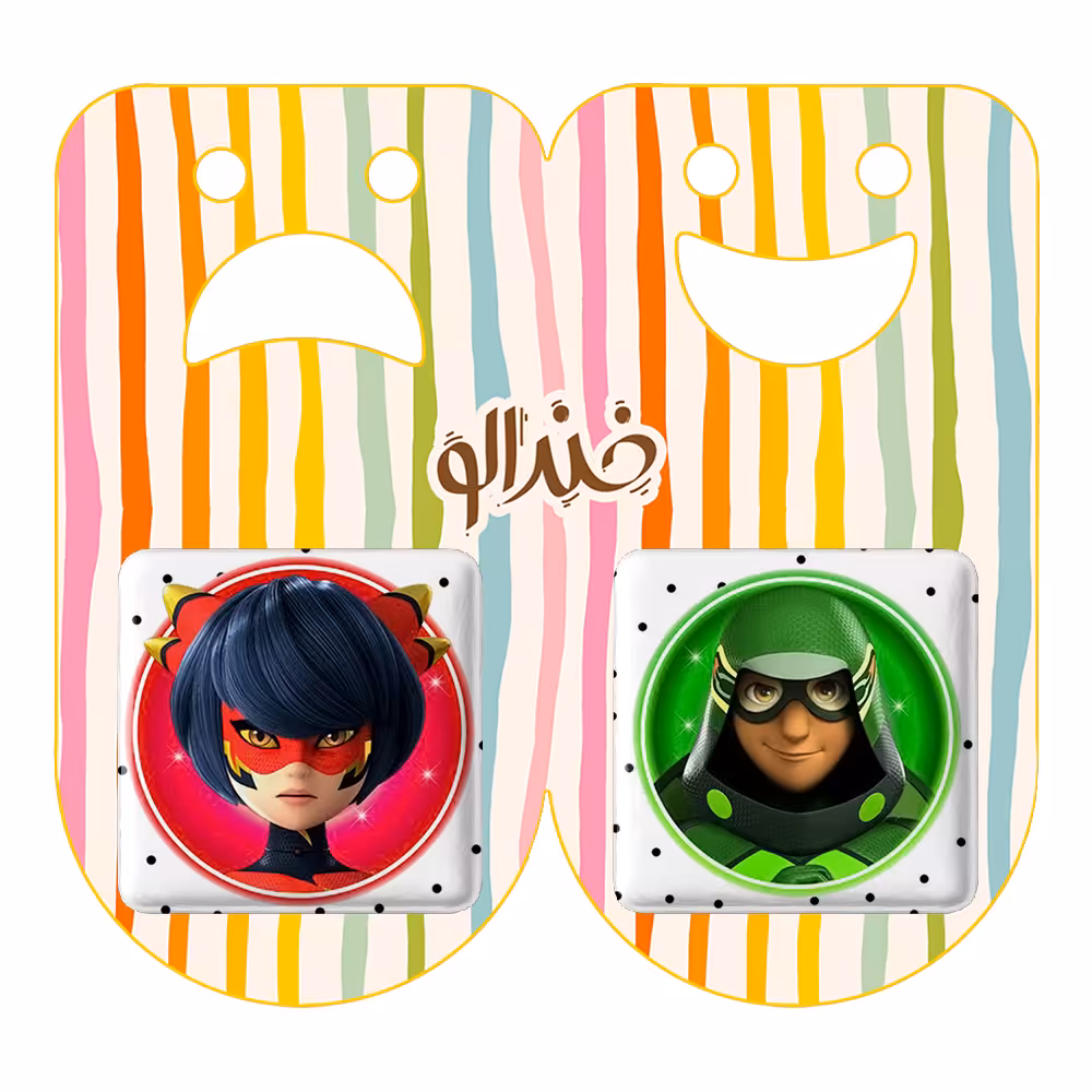 پیکسل خندالو مدل دختر کفشدوزکی کد 35533554 مجموعه 2 عددی