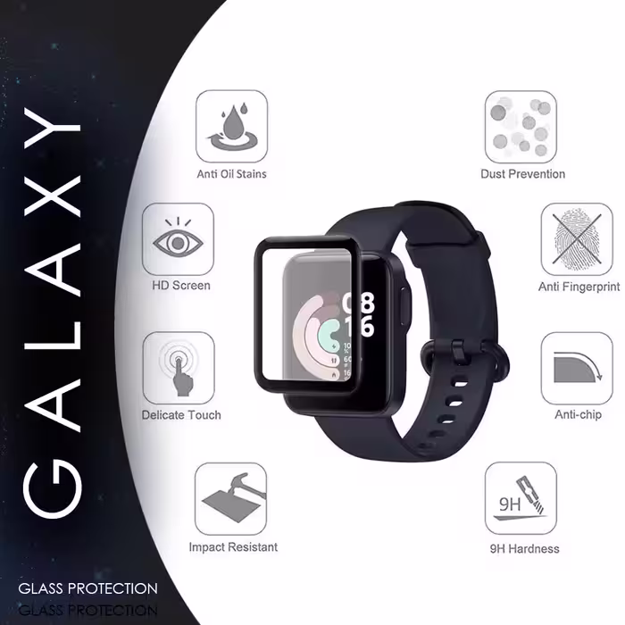 محافظ صفحه نمایش گلکسی مدل PMMA-01 مناسب برای ساعت هوشمند شیائومی Mi Watch Lite