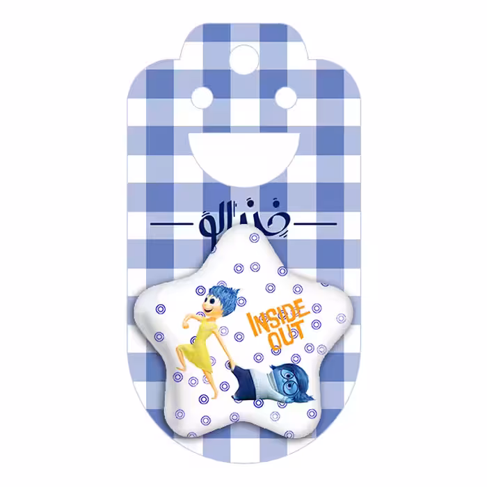 پیکسل خندالو طرح شخصیت غم و شادی انیمیشن اینساید اوت مدل ستاره ای کد 3563