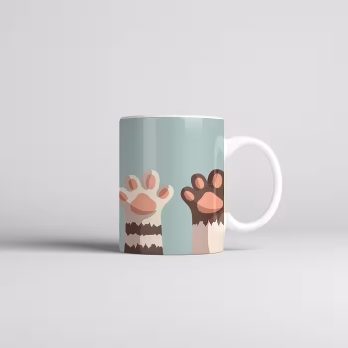 ماگ طرح گربه Cat کد 7