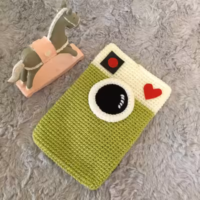 کیف بافتنی مدل دوربین