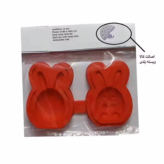 قالب مدل سیلیکونی طرح خرگوش سه بعدی