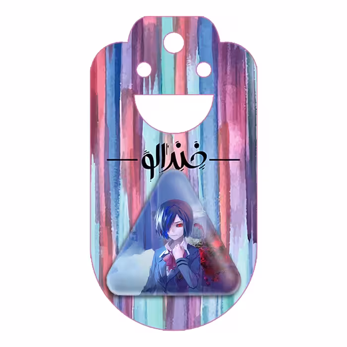 پیکسل خندالو طرح اوتا انیمه توکیو غول مدل مثلثی کد 11875