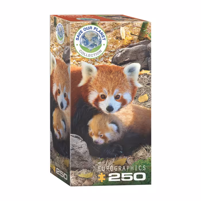 پازل 250 تکه یوروگرافیکس پازلز مدل Red Pandas كد 5557-8251