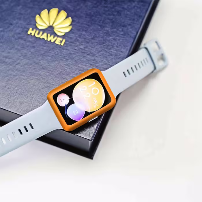 برچسب ماهوت طرح Matte-Orange مناسب برای ساعت هوشمند هوآوی Watch Fit 2
