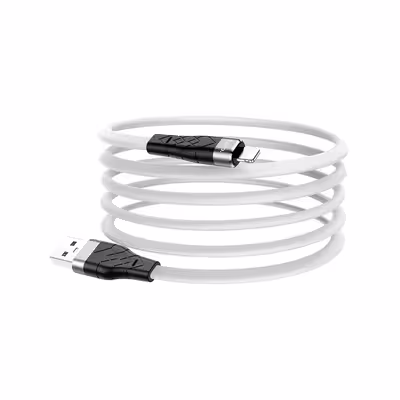 کابل تبدیل USB به لایتنینگ هوکو مدل X53 Silicon طول 1 متر
