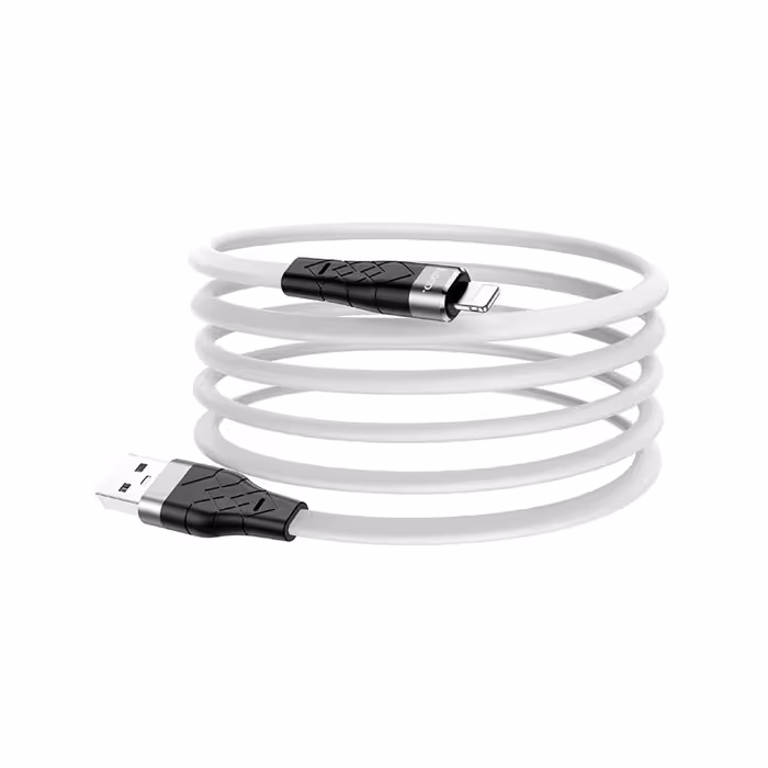کابل تبدیل USB به لایتنینگ هوکو مدل X53 Silicon طول 1 متر