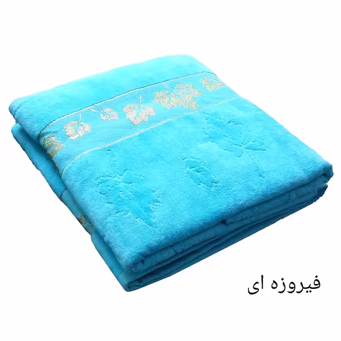 حوله حمام آلامع مدل برگ سایز 100×160 سانتی متر