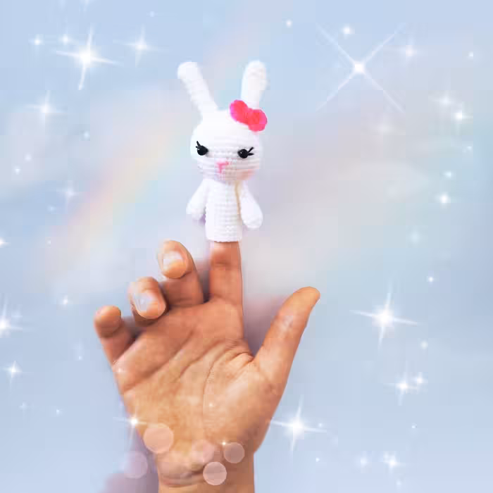 عروسک بافتنی انگشتی کد 01 مجموعه 5 عددی