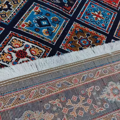 گلیم ماشینی طرح خشتی کد 4763