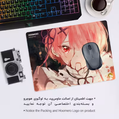 ماوس پد هومرو طرح انیمه ReZERO مدل A2024