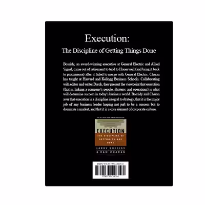 کتاب Execution: The Discipline of Getting Things Done اثر جمعی از نویسندگان انتشارات نبض دانش