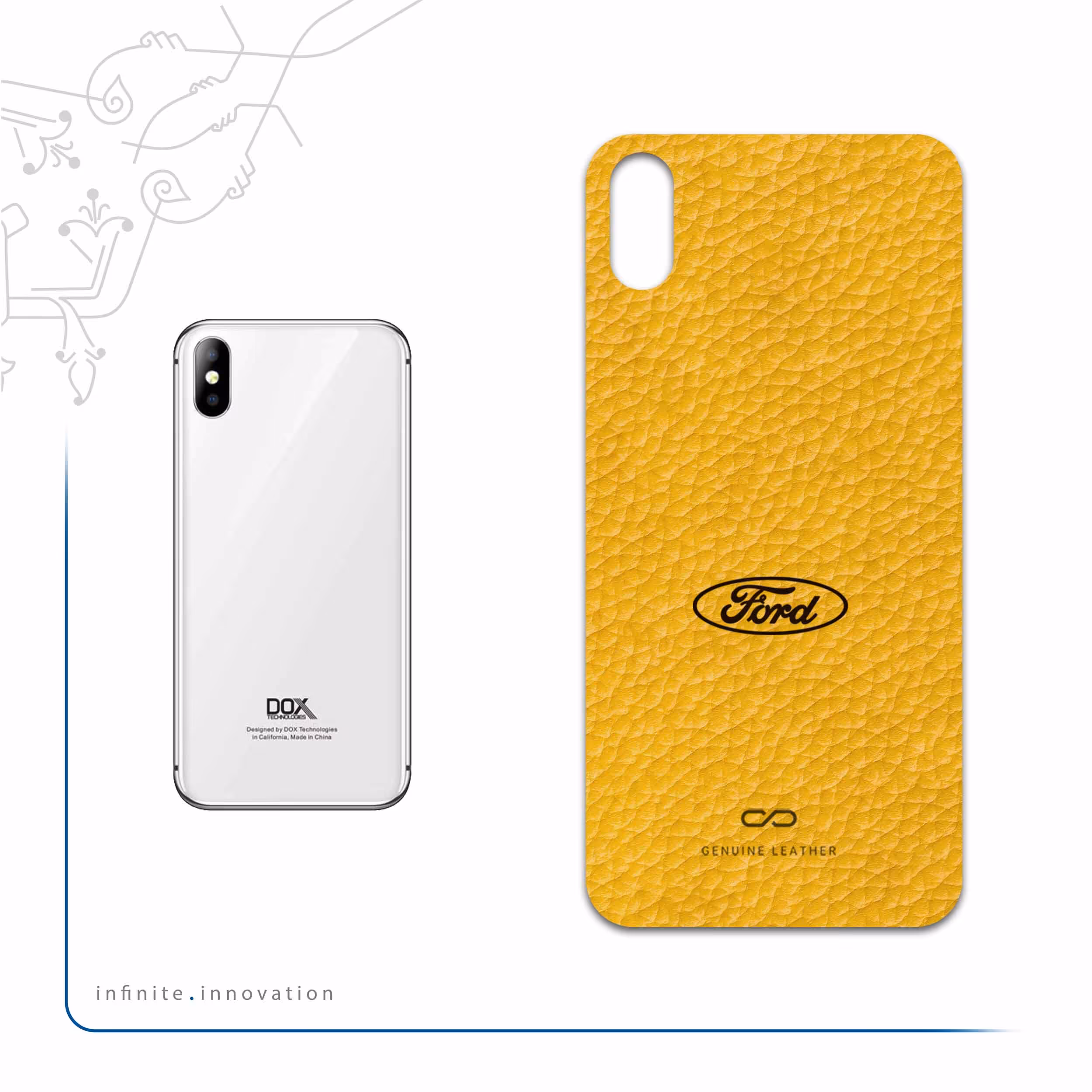 برچسب پوششی ماهوت مدل ML-FRD مناسب برای گوشی موبایل داکس Botlex 2