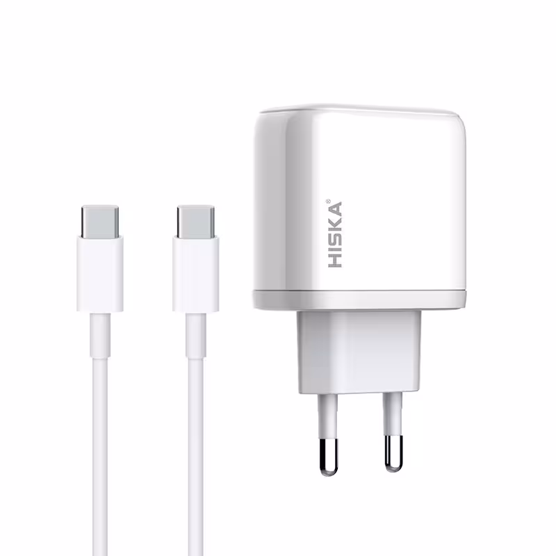 شارژر دیواری هیسکا مدل Hiska H-108 به همراه کابل USB-C 45Watt