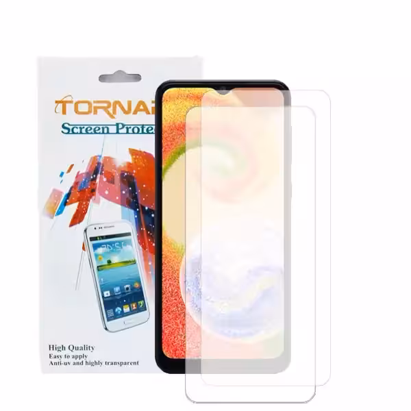 محافظ صفحه نمایش نانوگلس مدل TORNADO مناسب موبایل سامسونگ Galaxy A04 بسته 2 عددی