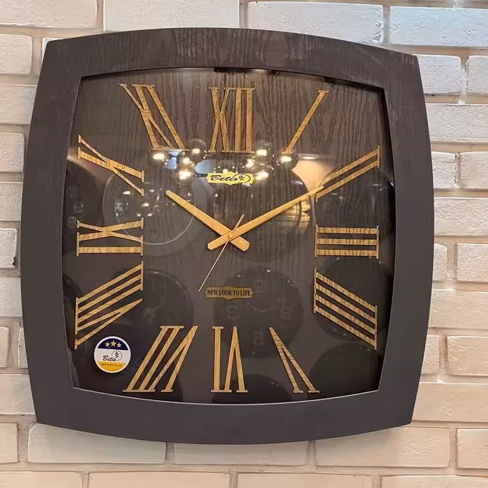 ساعت دیواری تمام چوب برند بتیس ( BETIS) سایز 58 سانتی متر 