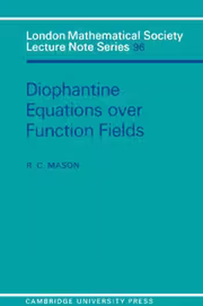 خرید و دانلود نسخه کامل کتاب Diophantine Equations over Function Fields