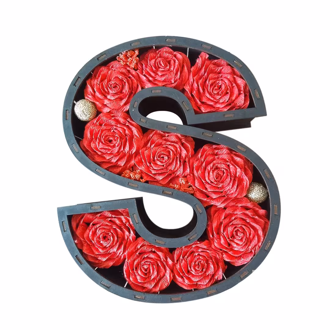 باکس حرف S انگلیسی