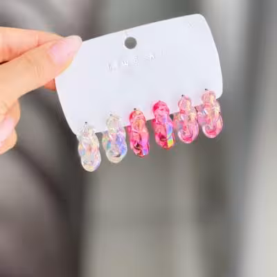 گوشواره آبنباتی ، گوشواره پکی ، پک گوشواره