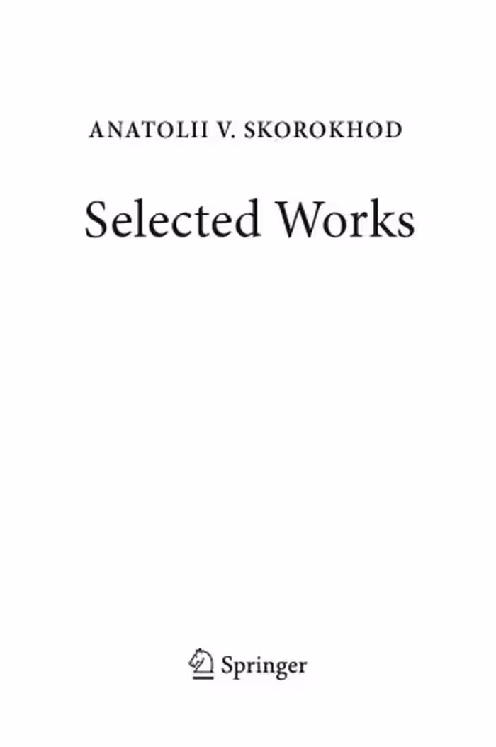 خرید و دانلود نسخه کامل کتاب Selected works
