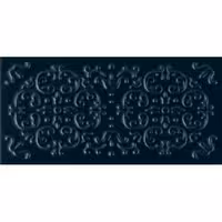 کاشی فخار رفسنجان مدل استنلی آبی تیره 20*10