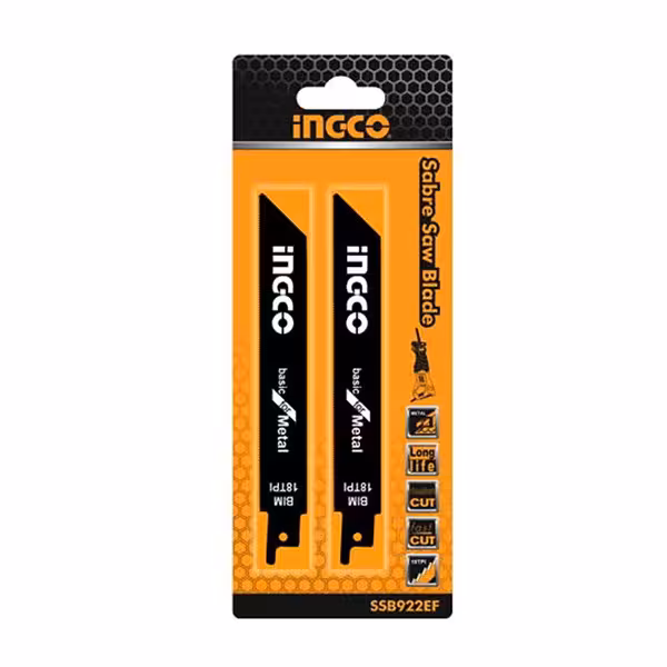 تیغه اره افقی بر آهن اینکو مدل SSB9-22EF مجموعه 2 عددی