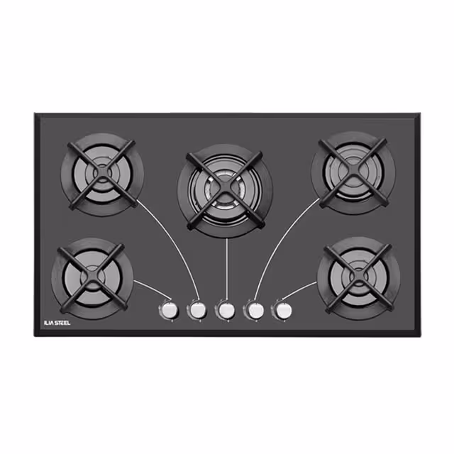 اجاق گاز صفحه ای شیشه ای ایلیا استیل مدل G 502
