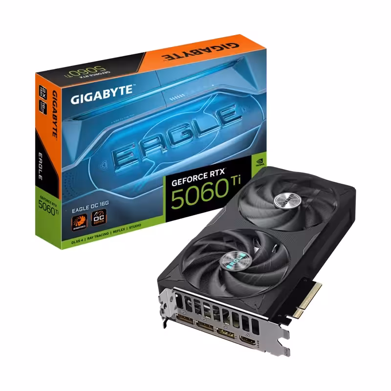 کارت گرافیک گیگابایت GeForce RTX 5060 TI EAGLE OC 16GB