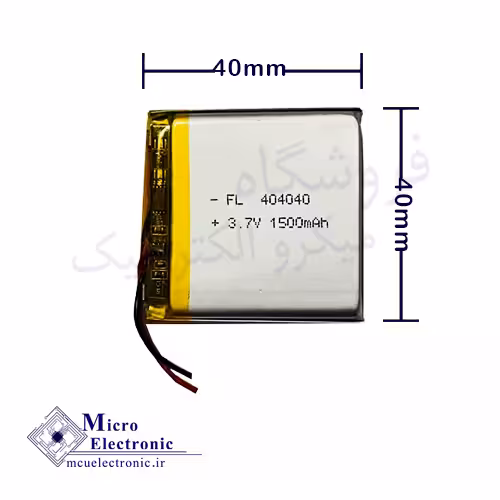 باتری آدامسی 404040 1500MA
