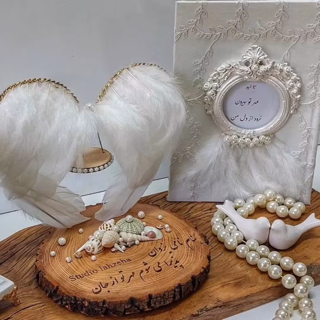 استند حلقه و دفتر بله برون بال فرشته