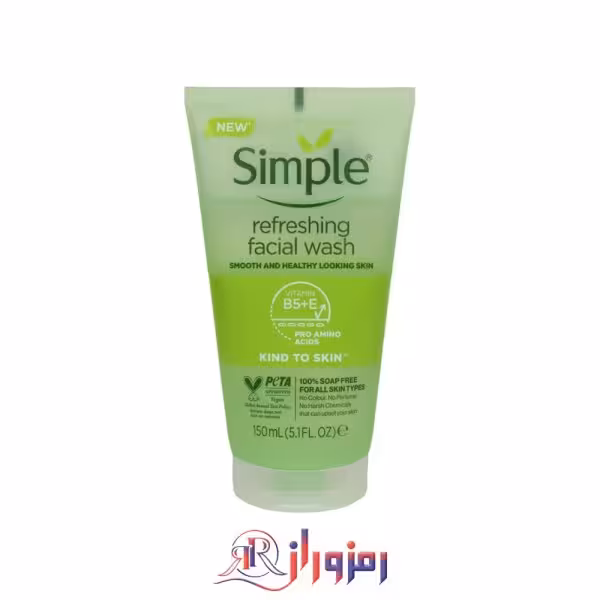 ژل شستشوی سیمپل مدل refreshing حجم 150 میل