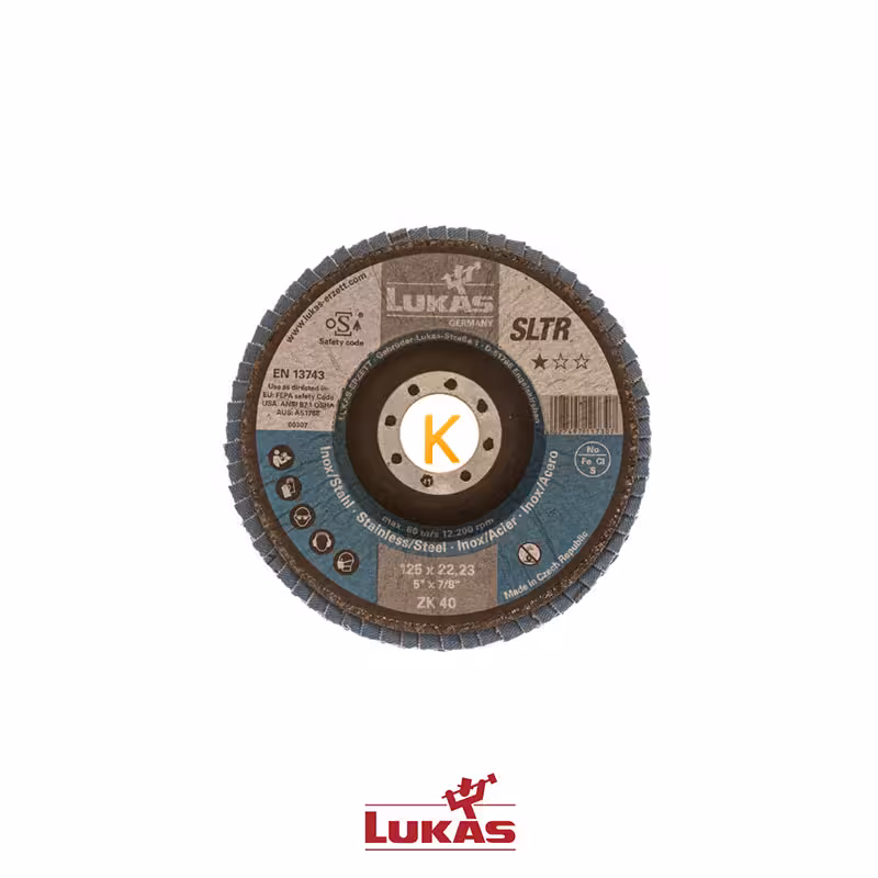 سنباده فلاپ دیسک مدل SLTR 125xZK40 لوکاس