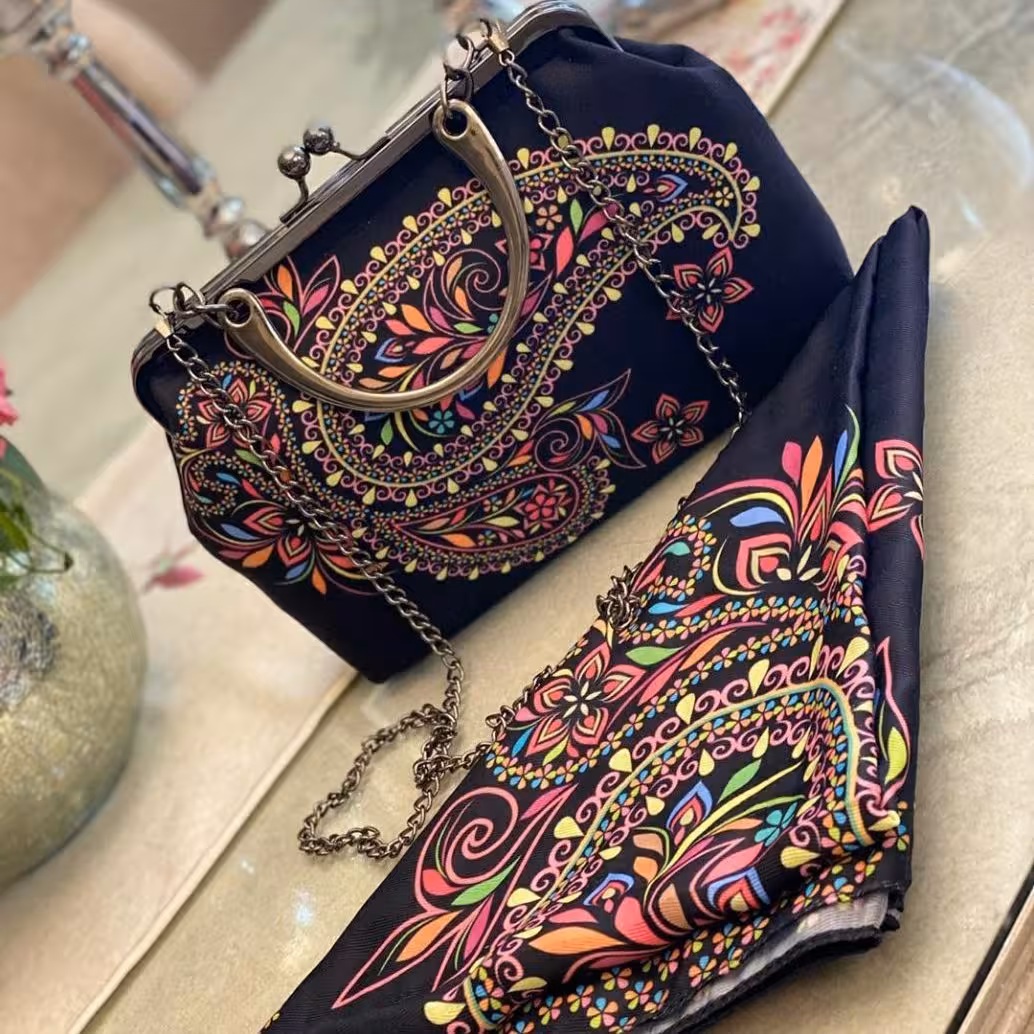 ست کیف و روسری نوستالژی