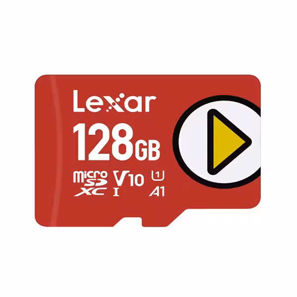 کارت حافظه‌ microSDXC لکسار مدل play کلاس 10 استاندارد UHS-I U1 سرعت 120MBps ظرفیت 128 گیگابایت