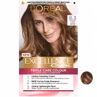 کیت رنگ مو لورال مدل Excellence شماره 6.3 حجم 48 میلی لیتر رنگ قهوه ای طلایی