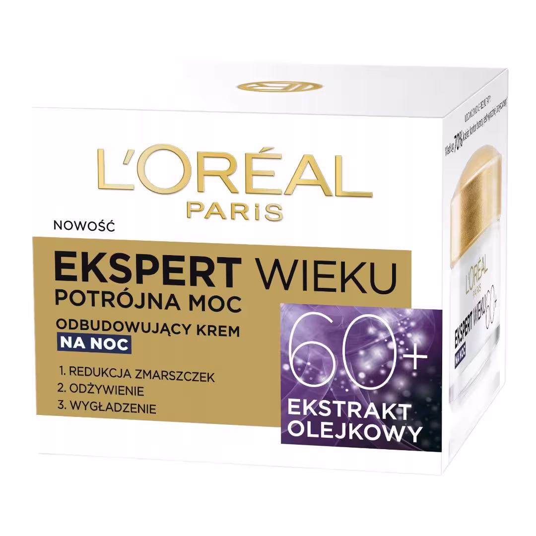 کرم ضد چروک شب لورآل مدل Ekspert Wieku  60 حجم 50 میل