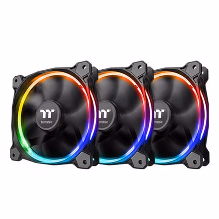 بسته 3 تایی فن ترمالتیک مدل Riing 12 LED RGB Sync Edition