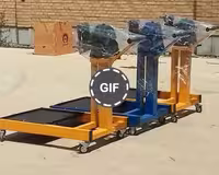 استند موتور گیربکسی دو ستون یاتاقان دار  مخصوص موتورهای 6 سیلندر