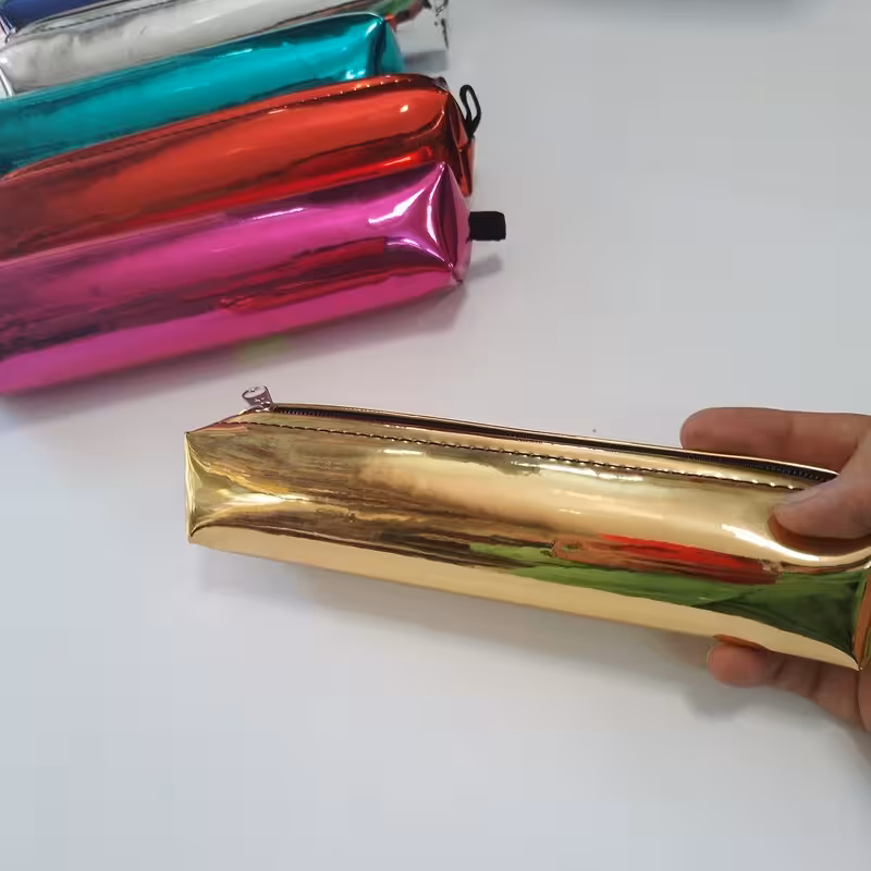 جامدادی زیبا و شیک مدل ورنی رنگ زرد