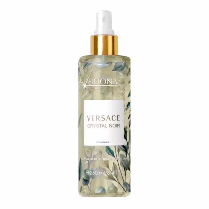 بادی اسپلش زنانه سیدونا Sidona مدل Versace Crystal Noir حجم 200 میلی لیتر