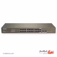 قیمت و خرید سوئیچ شبکه رکمونت تندا Tenda TEG1024F گیگابیت 24 پورت با دو پورت SFP - شبکه ساز