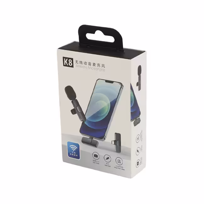 میکروفون یقه ای بی سیم مدل K8 ا k8-wireless-microphone