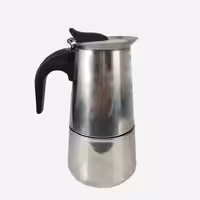 قهوه جوش  موکاپات استیل 2 کاپ طرح ایتالیایی