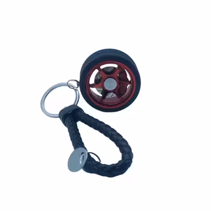 جاسوئیچی طرح رینگ فلزی قرمز