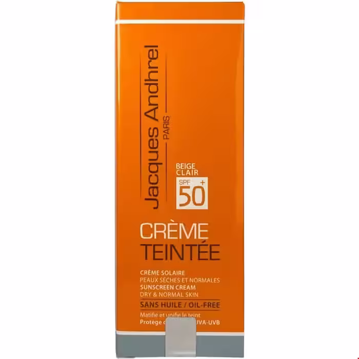کرم ضد آفتاب بژ روشن 50 SPF پوست خشک و معمولی ژاک آندرل 50 میلی لیتر Jacques Andhrel